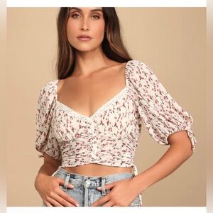 Chance or Fate Romantic Floral Top